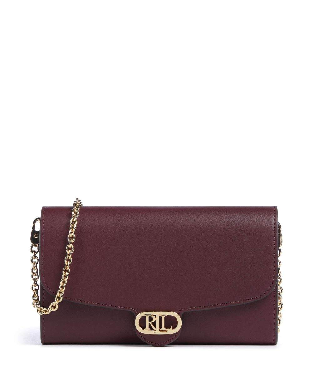 

Кошелек adair 20 из зернистой яловой кожи Lauren Ralph Lauren, фиолетовый