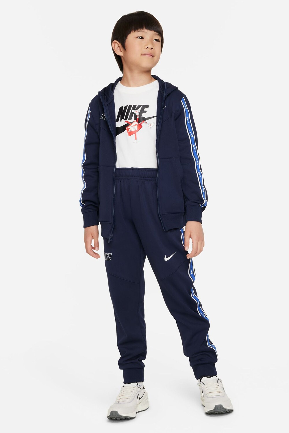 

Толстовка на молнии Sportswear с повтором Nike, синий