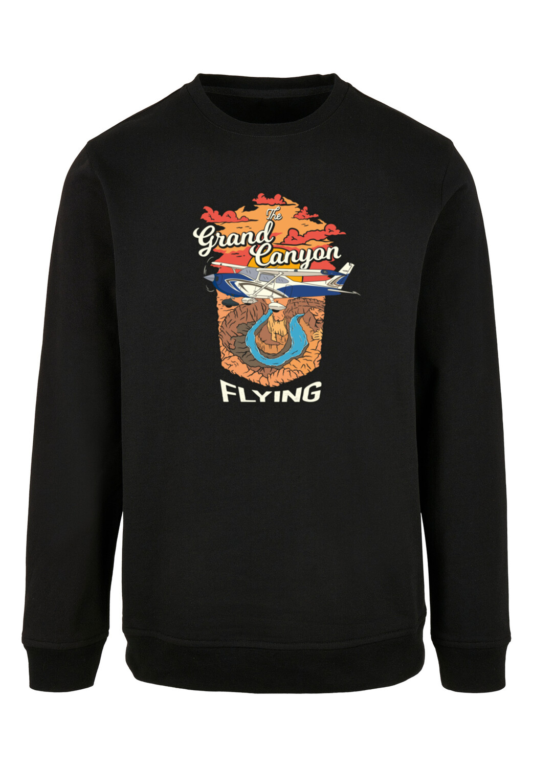 

Пуловер F4NT4STIC Sweatshirt Grand Canyon Flying, черный