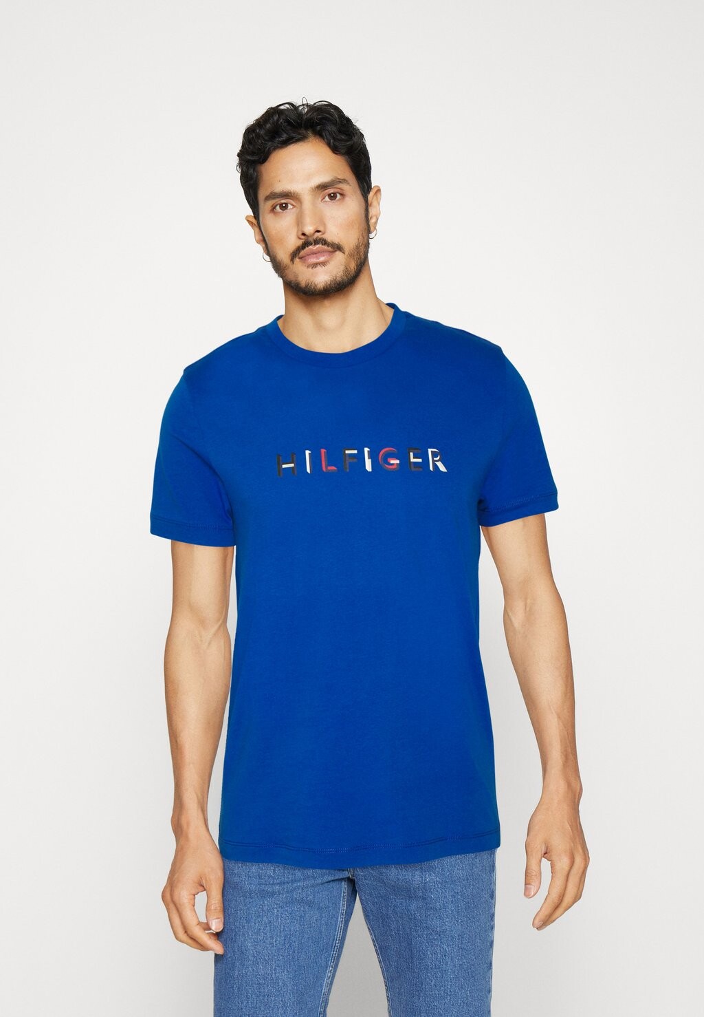 

Футболка с принтом Tommy Hilfiger, синий