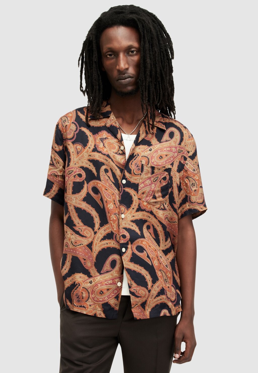 

Рубашка MORGANZA AllSaints, черный