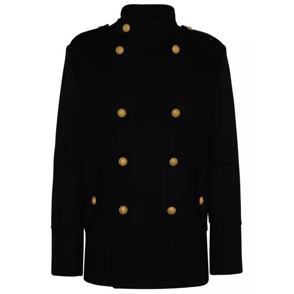 

Куртка virgin wool jacket Balmain, черный