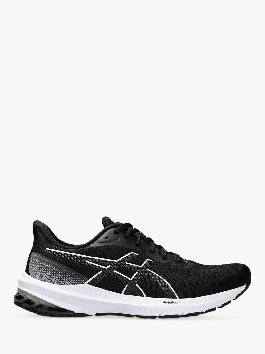 

Мужские кроссовки ASICS GT-1000 12, черные/белые, Черный