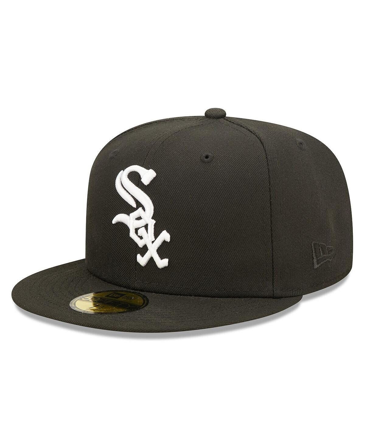 

Мужская черная приталенная шляпа Chicago White Sox Team Logo 59FIFTY New Era