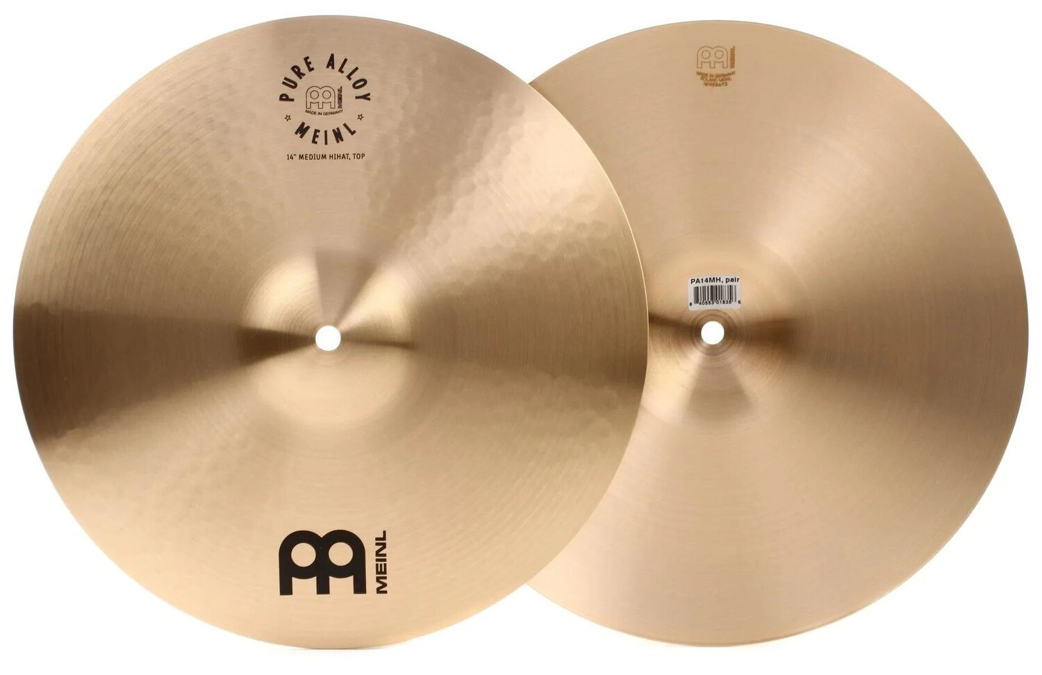 

Тарелки Meinl 14 дюймов, средние тарелки хай-хэта из чистого сплава