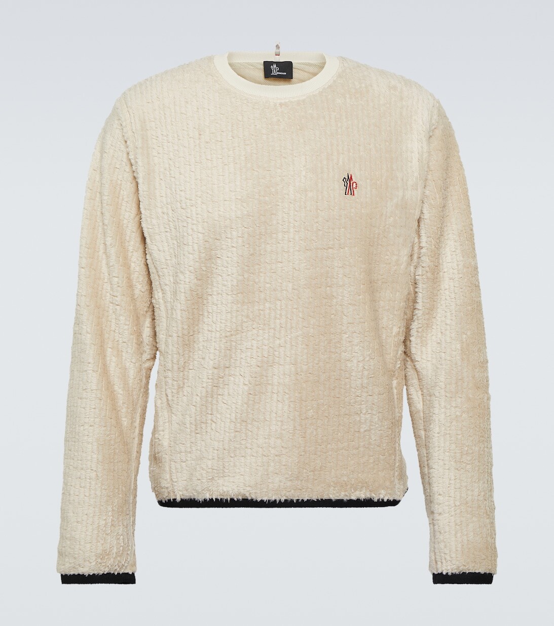 

Свитер с круглым вырезом Moncler Grenoble, красный