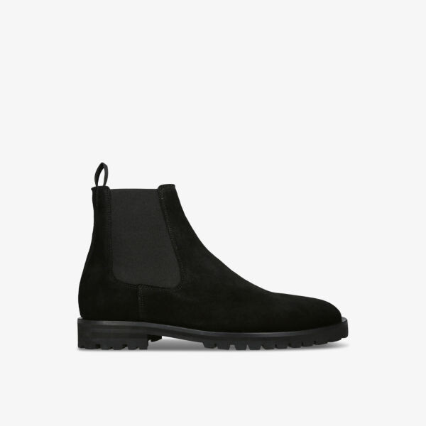 

Замшевые ботинки челси Hunt с эластичными вставками Kurt Geiger London, черный