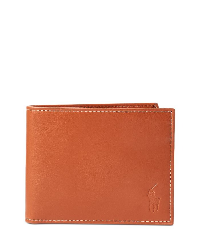 

Бумажник из полированной кожи в два сложения Polo Ralph Lauren