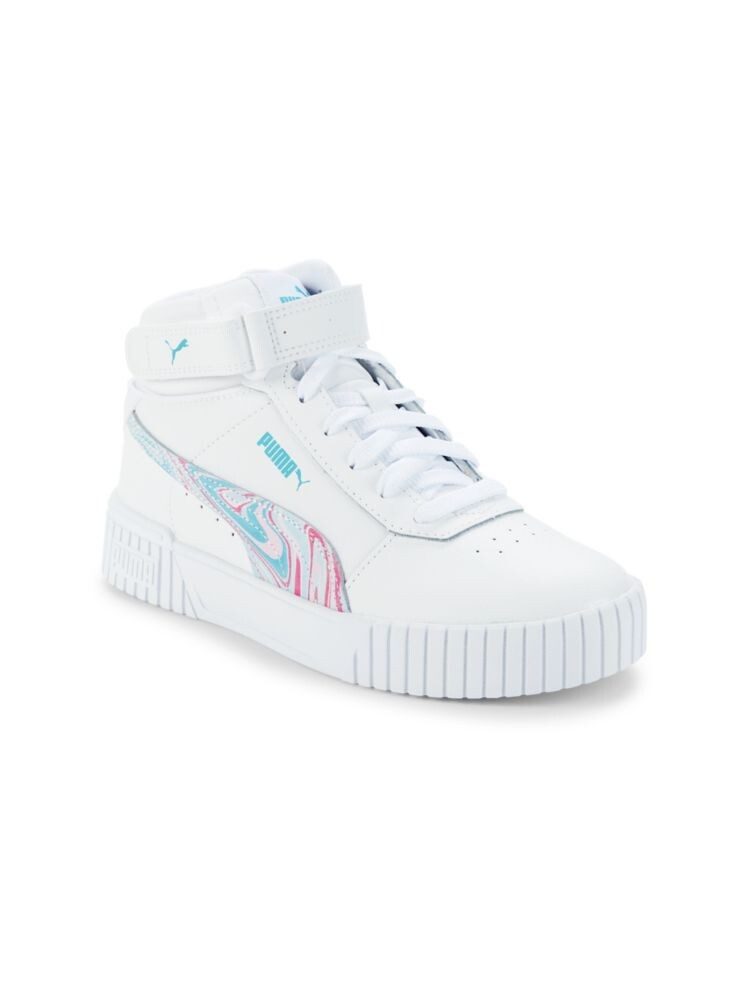

Детские кроссовки Carina 2.0 Mid Top Puma, белый