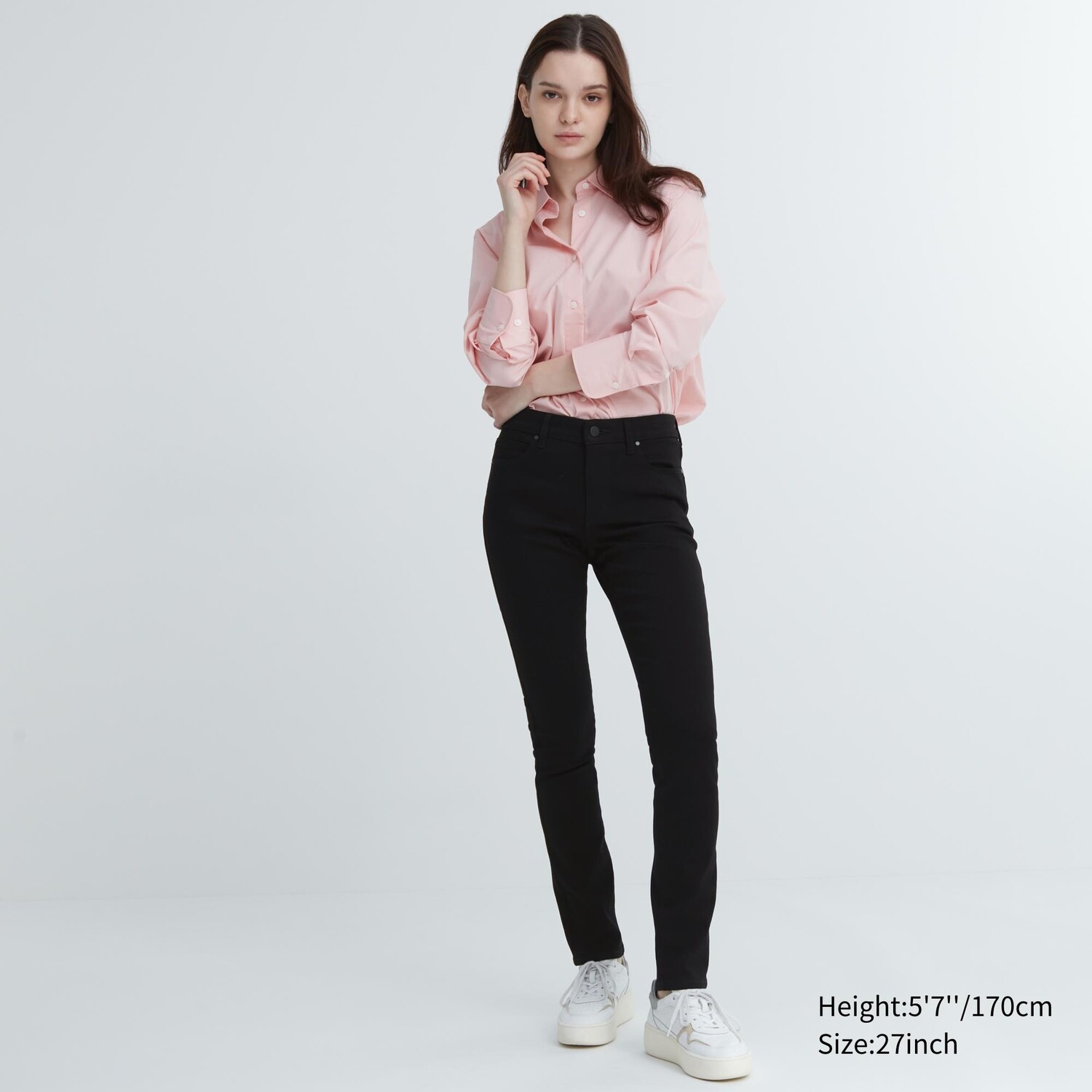 

Ультраэластичные джинсы скинни Uniqlo, черный