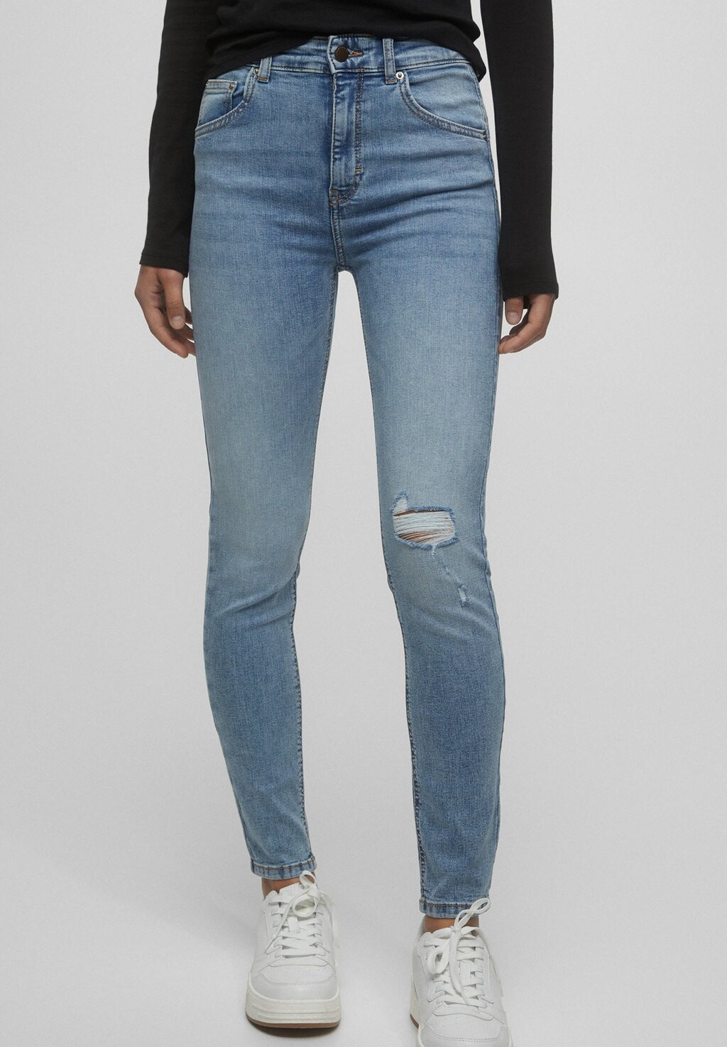 

Джинсы Skinny Fit PULL&BEAR, синий