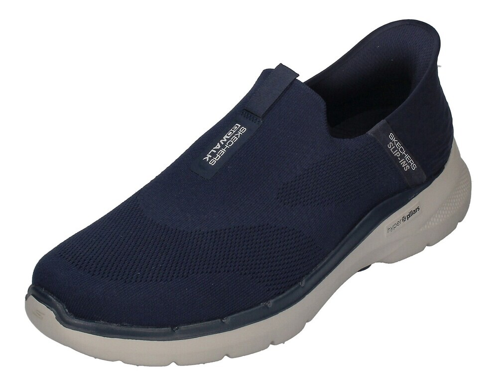 

Слипоны Skechers, темно-синий