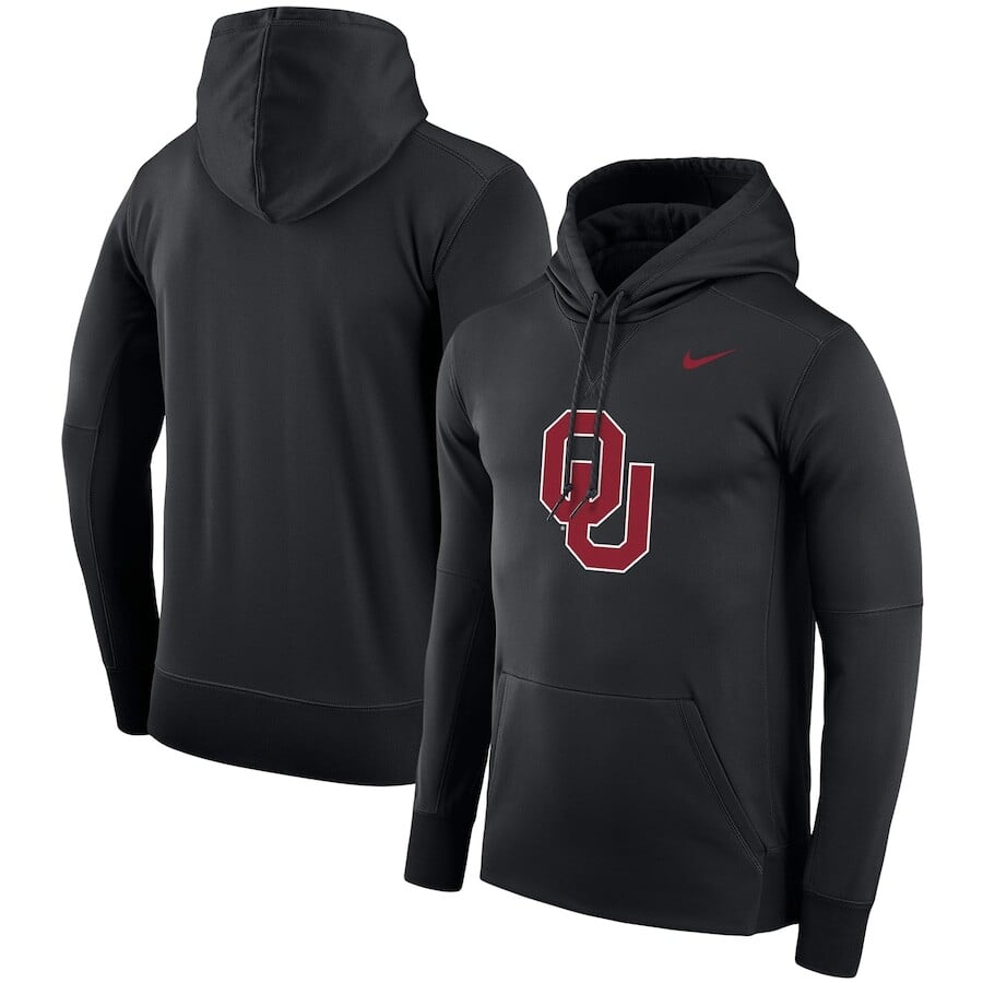 

Пуловер с капюшоном Nike Oklahoma Sooners, черный