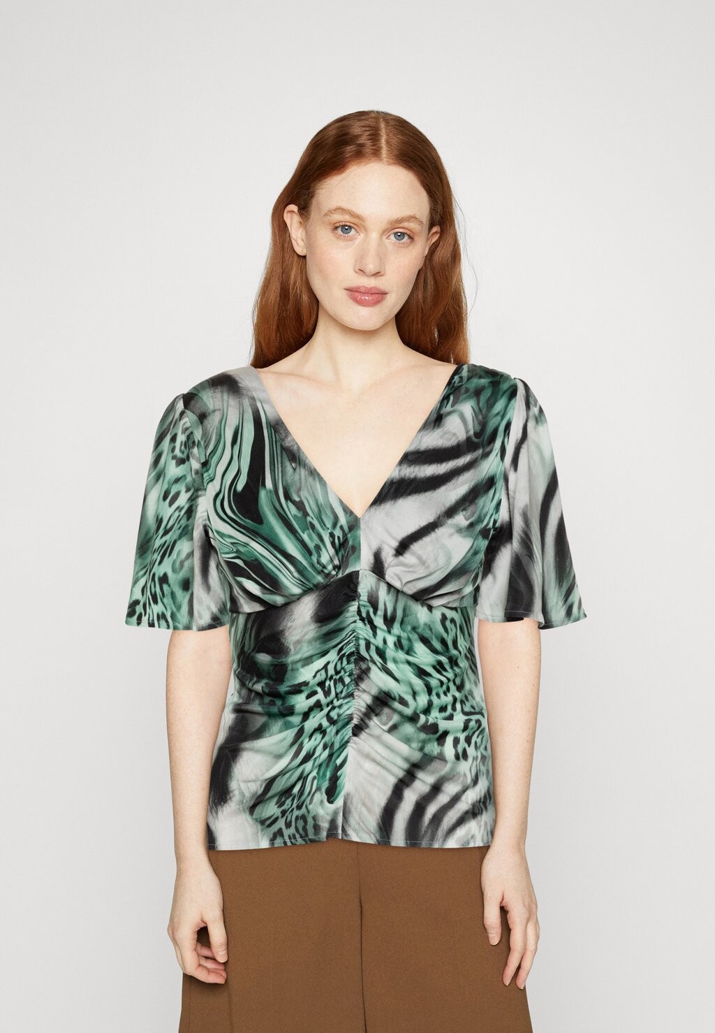 

Футболка с принтом MARCIANO BY GUESS, мультиколор, Серый