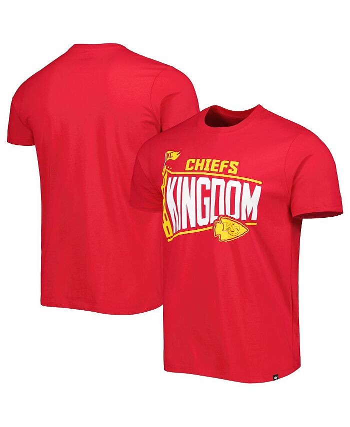 

Мужская красная футболка с логотипом Regional Super Rival Kansas City Chiefs '47 Brand, красный