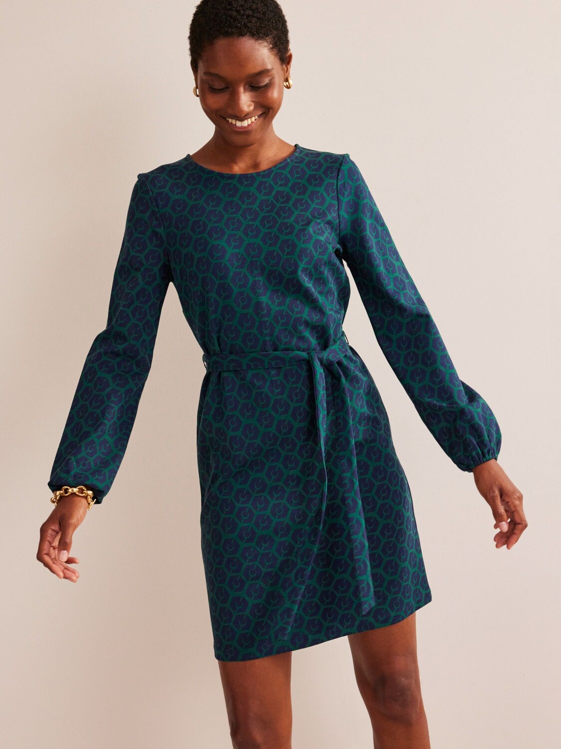 

Фиолетовое трикотажное платье Boden, Emerald Night
