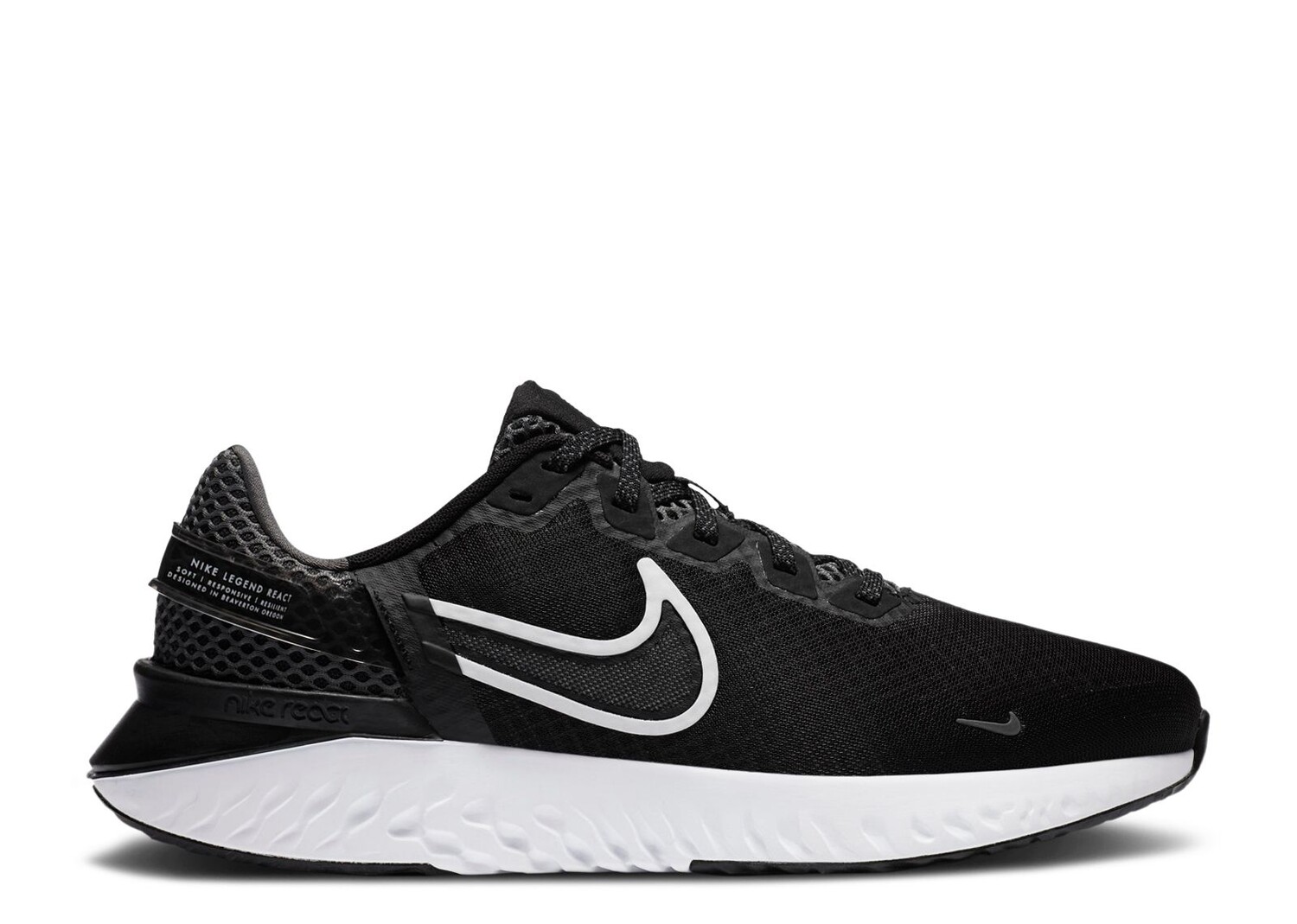

Кроссовки Nike Legend React 3 'Black White', черный