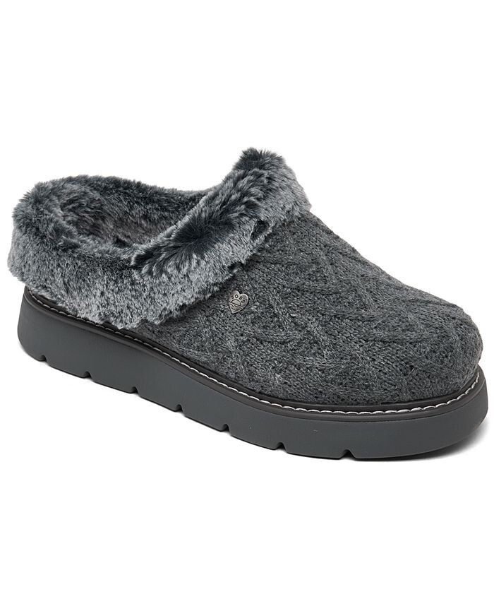 

Женские повседневные комфортные тапочки BOBS от Keepsakes Lite от Finish Line Skechers, серый