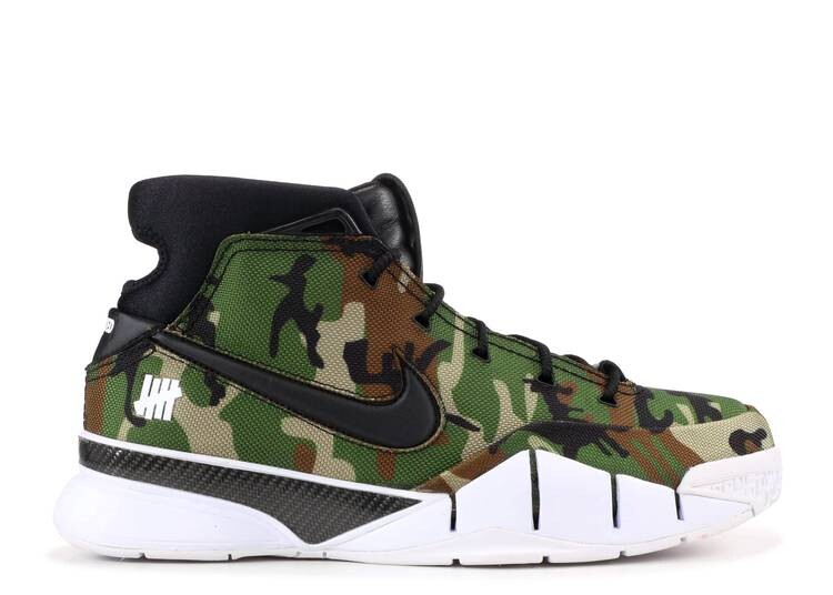 Кроссовки Nike UNDEFEATED X ZOOM KOBE 1 PROTRO 'CAMO', кроссовки nike undefeated x zoom kobe 1 protro flight jacket зеленый