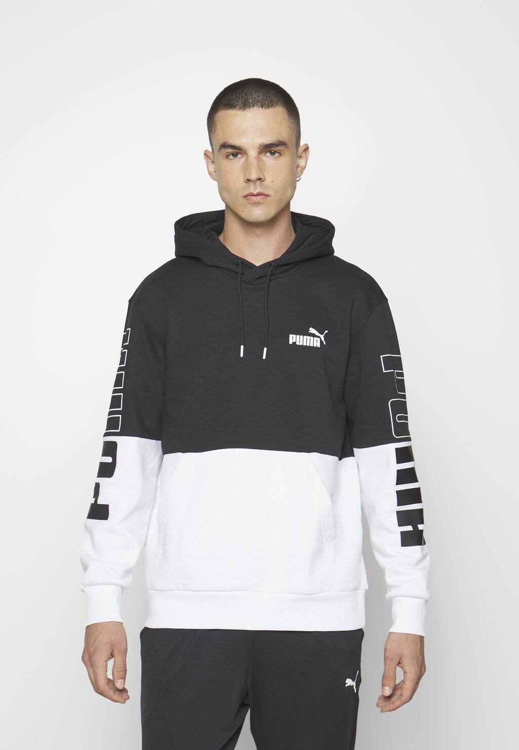 

Худи Puma, черно-белый, Черный