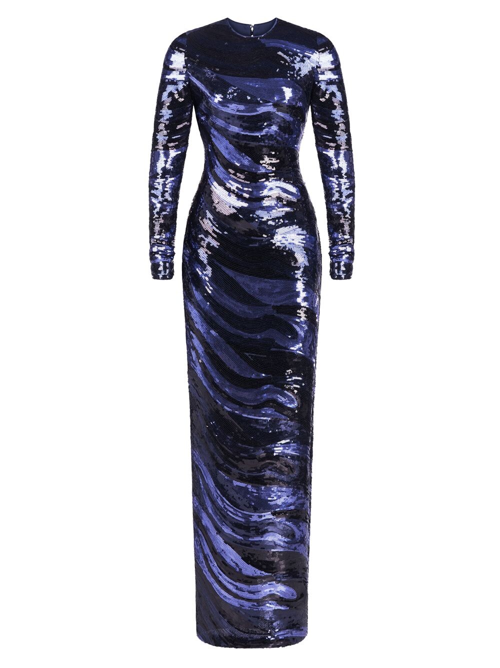 

Платье Whitney с пайетками и открытой спиной Halston