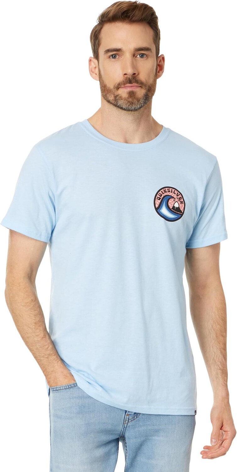 

Футболка Feelin The Vibe с короткими рукавами Quiksilver, цвет Clear Sky Heather