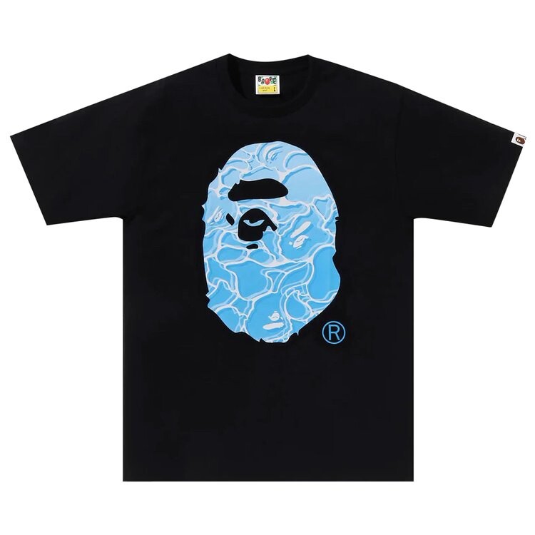 

Футболка BAPE ABC Sea Surface Camo Ape Head Tee, черный