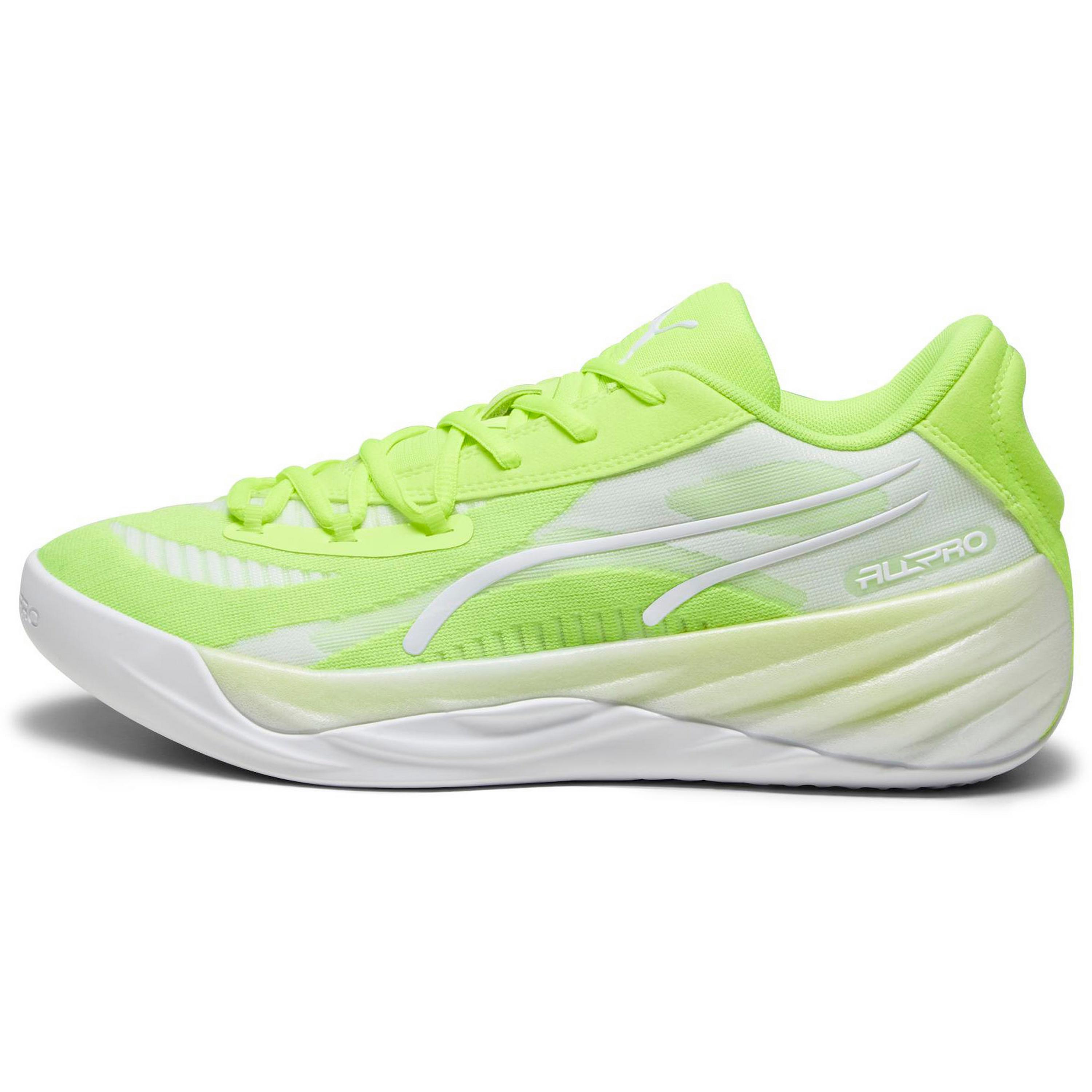 

Спортивные кроссовки Puma Basketballschuhe All Pro Nitro, цвет lime squeeze puma white