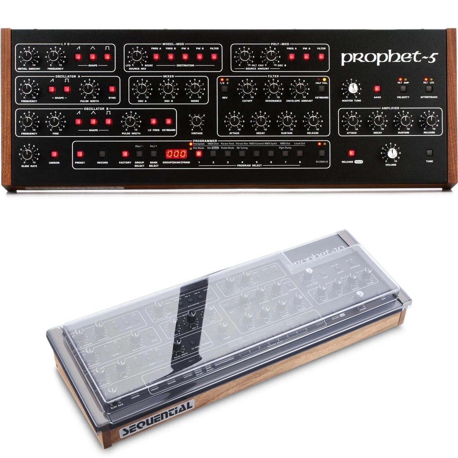 

Новый модуль Sequential Prophet-5, 5-голосный полифонический аналоговый синтезатор с Decksaver