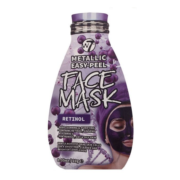 

Маска для лица Mascarilla facial metálica Retinol W7, 10 gr