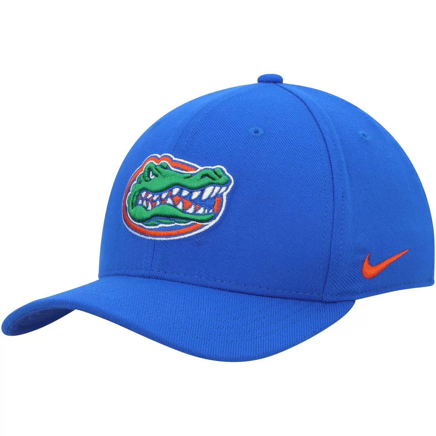 

Мужская кепка Nike Royal Florida Gators Classic99 Swoosh Performance Flex.