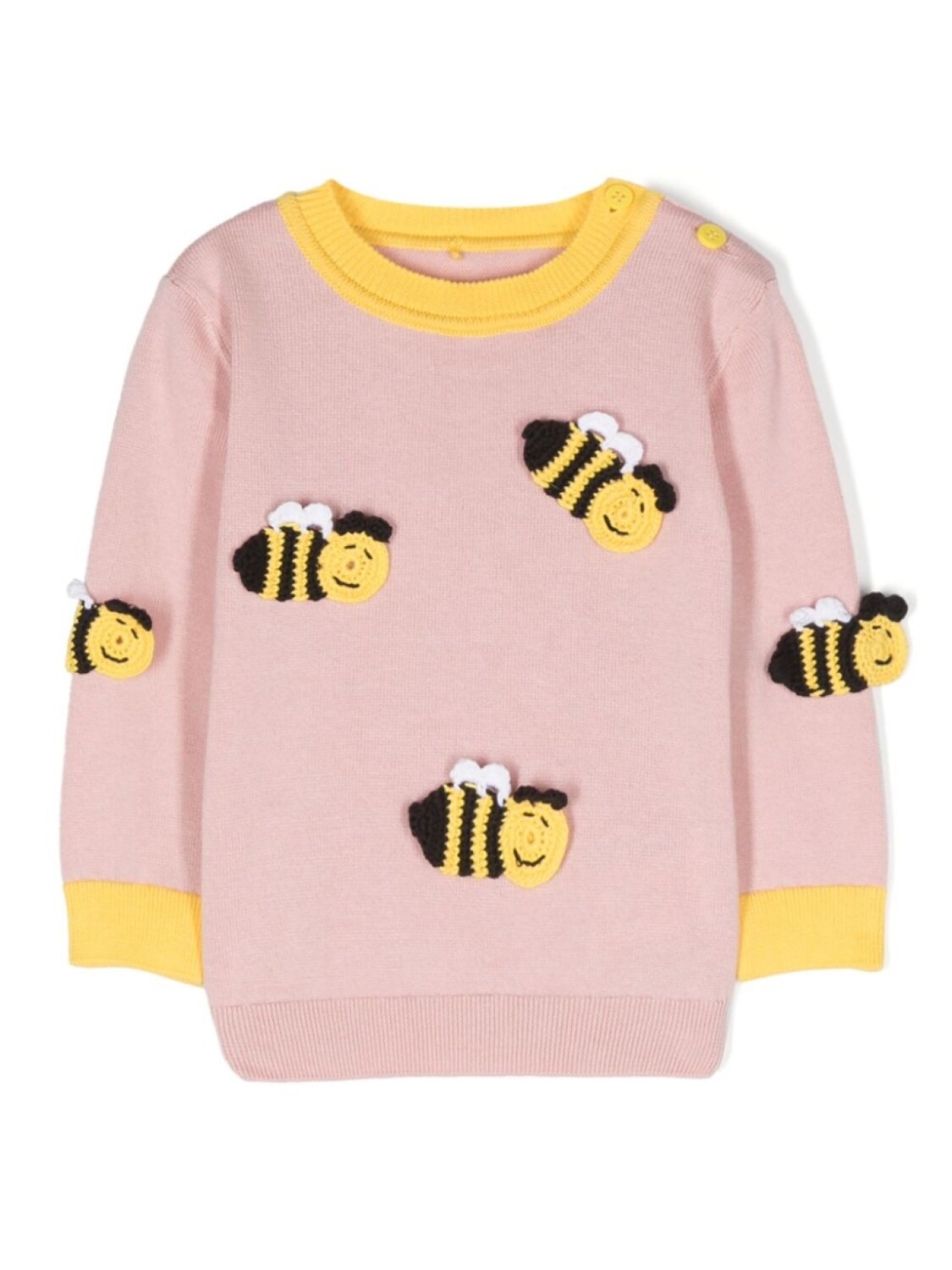 

Джемпер с аппликацией Stella McCartney Kids, розовый