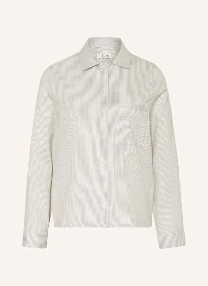 Блузка-рубашка renato из шелка Cos, серый