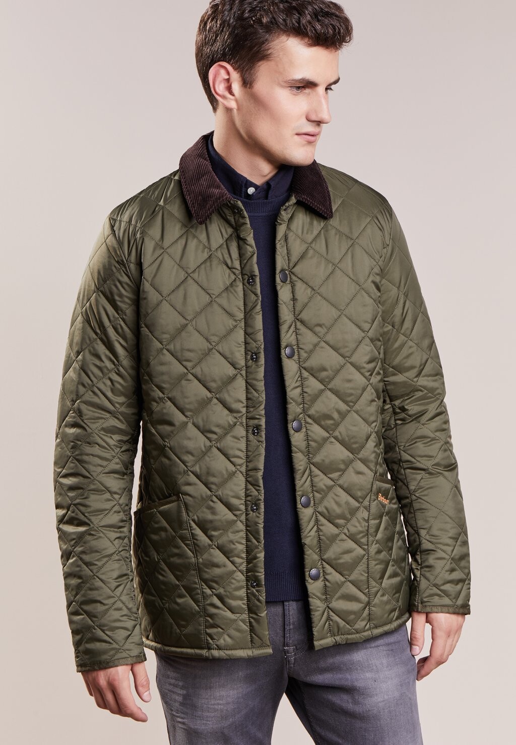 

Демисезонная куртка Barbour, оливковый, Зеленый