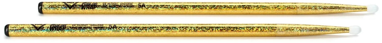 

Голени Vater Color Wrap Hickory - 5A - Нейлоновый наконечник - Золотой блеск
