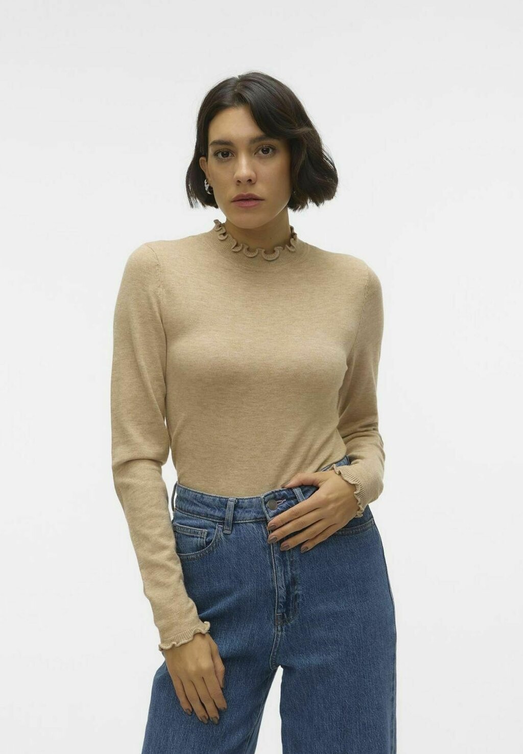 

Свитшот Vero Moda, бежевый