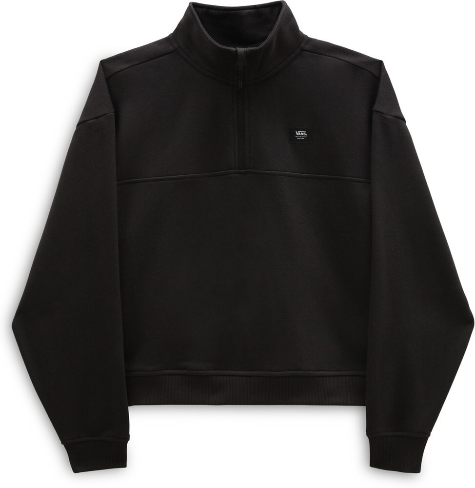 Толстовка Vans Hoodie Leighton Mock Neck Fleece, черный