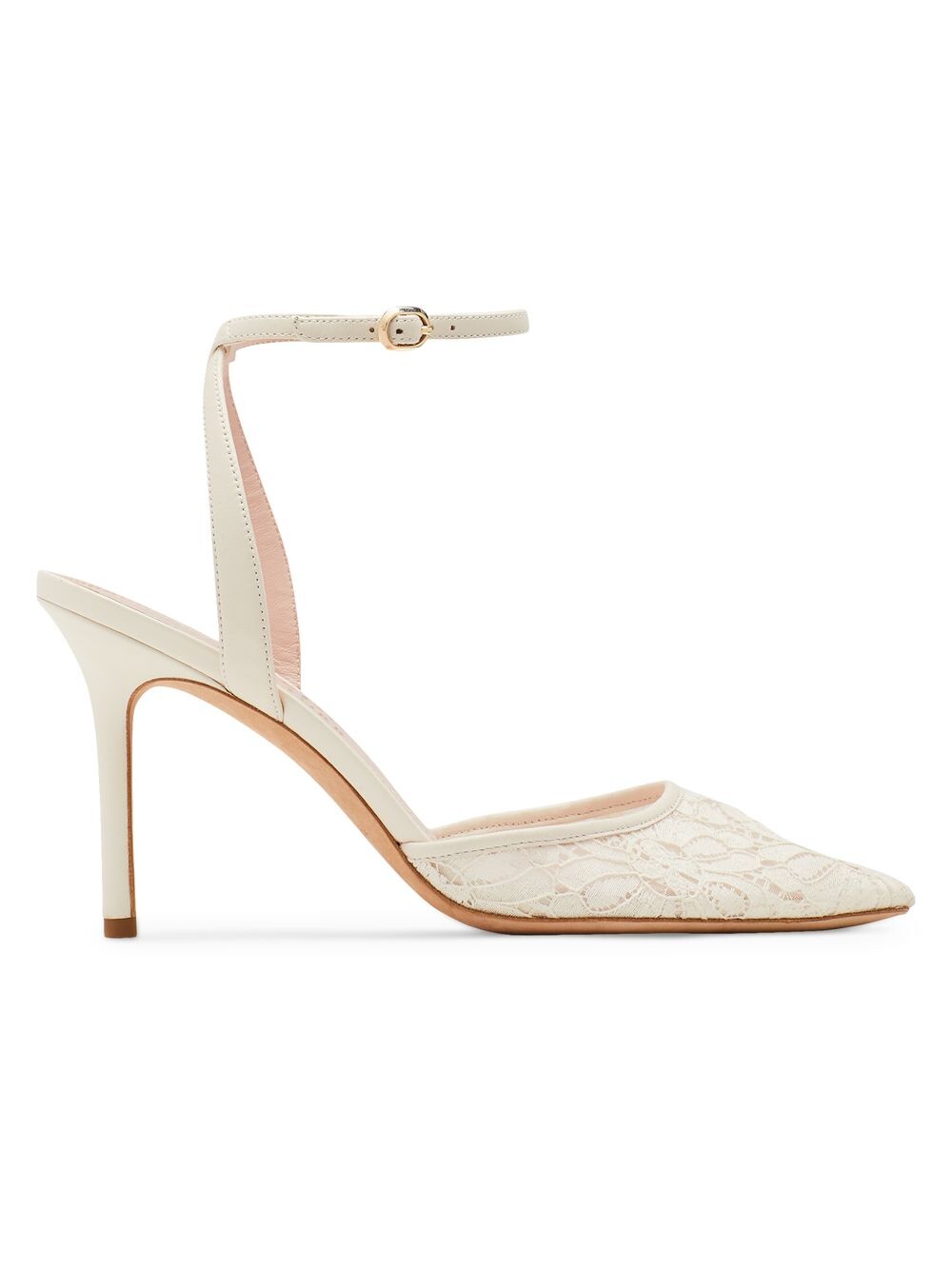 

Туфли-лодочки Amour 70MM с кружевом и кожей kate spade new york, слоновая кость, Бежевый