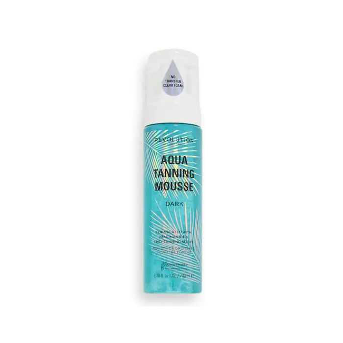 

Автозагар aqua tan mousse autobronceador Revolution, цвет dark
