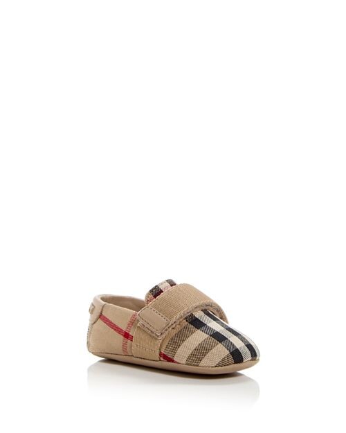 

Туфли для кроватки в клетку унисекс Josie Vintage Check — для малышей Burberry, цвет Tan/Beige