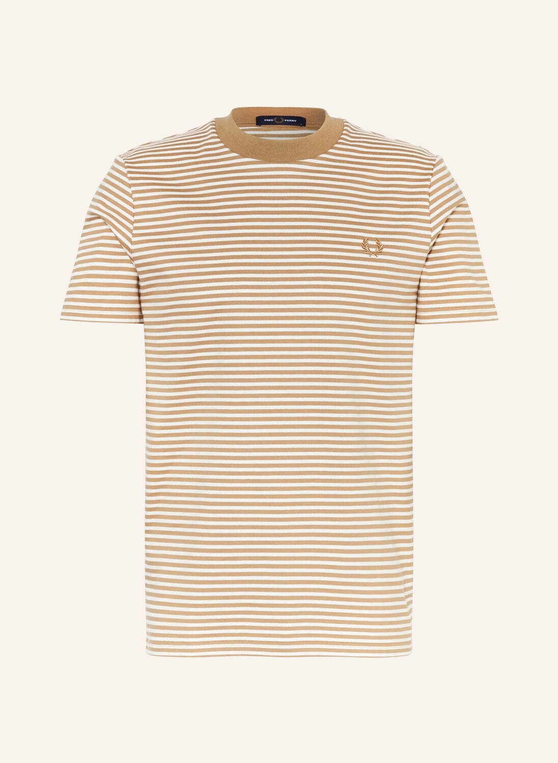 

Футболка FRED PERRY, бежевый/белый
