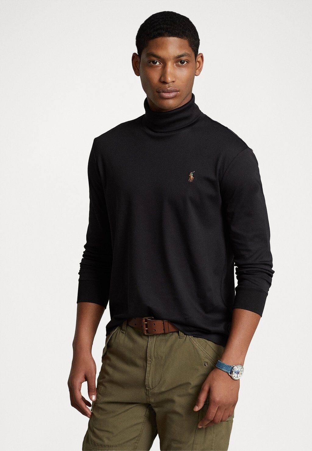 

Футболка с длинным рукавом LONG SLEEVE Polo Ralph Lauren, черная, Черный