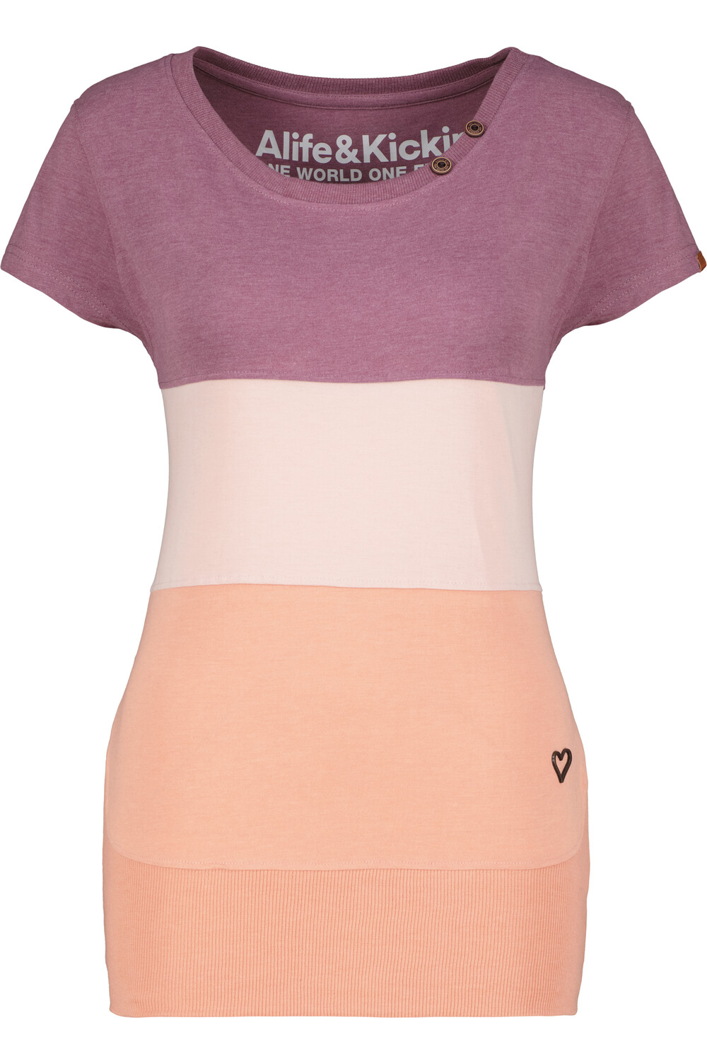 

Футболка alife and kickin, CoriAK A, цвет mahagonium melange