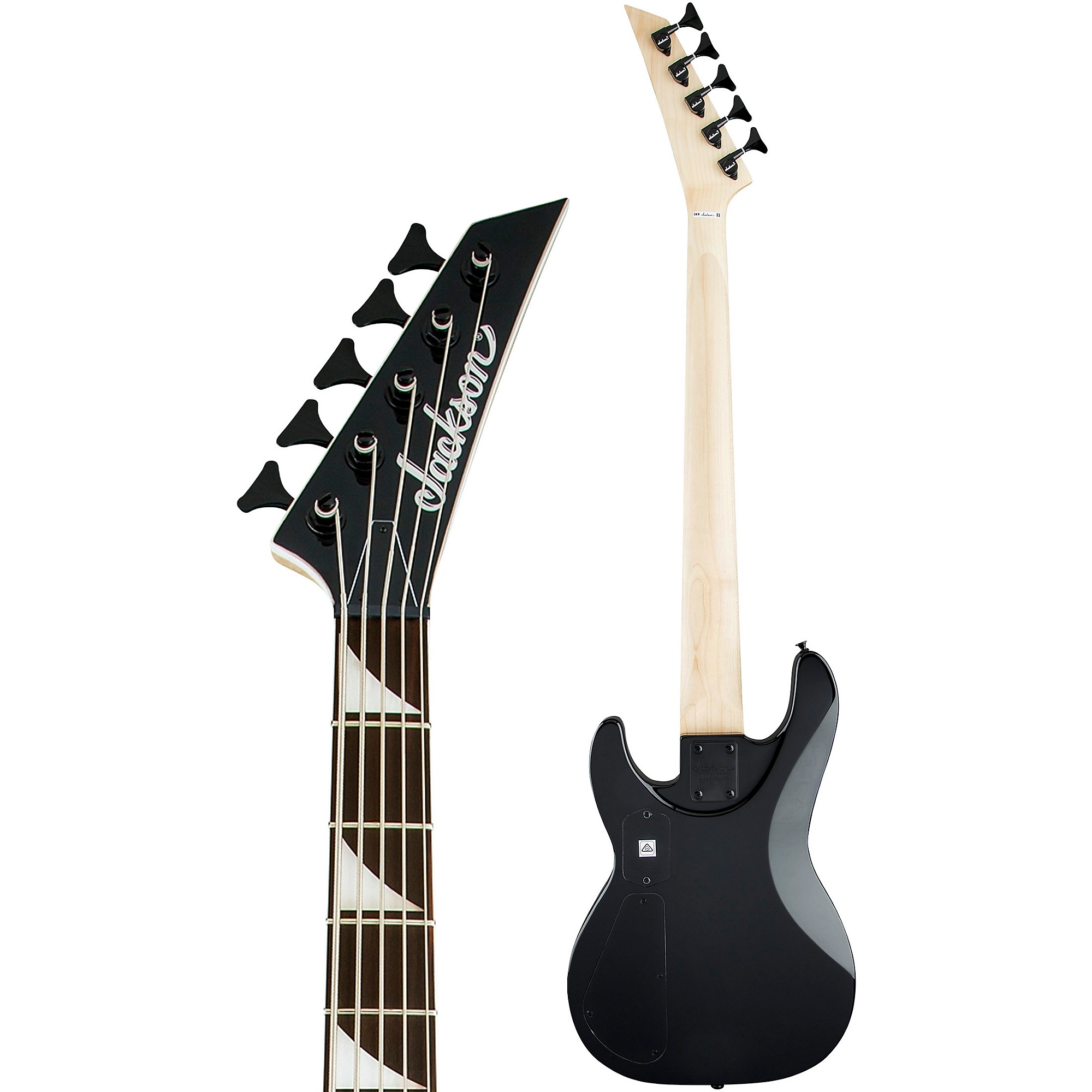 цена Концертная бас-гитара Jackson JS Series JS3VQ, 5-струнная, прозрачная, черная Burst