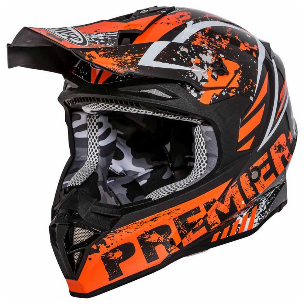 

Шлем для мотокросса Premier Helmets Exige ZX 3, оранжевый