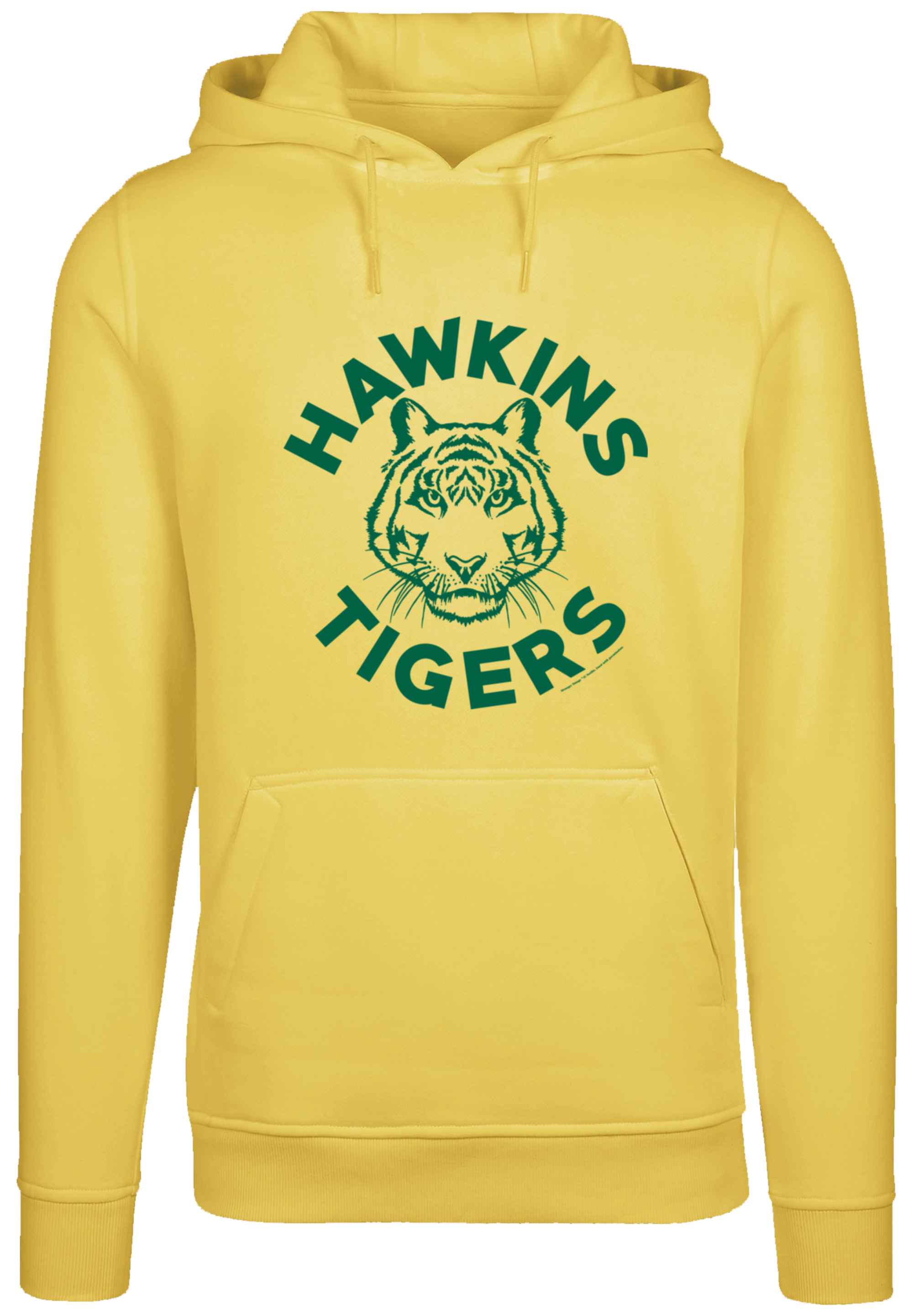 Пуловер F4NT4STIC Hoodie Stranger Things Hawkins Tigers Netflix TV Series, цвет taxi yellow