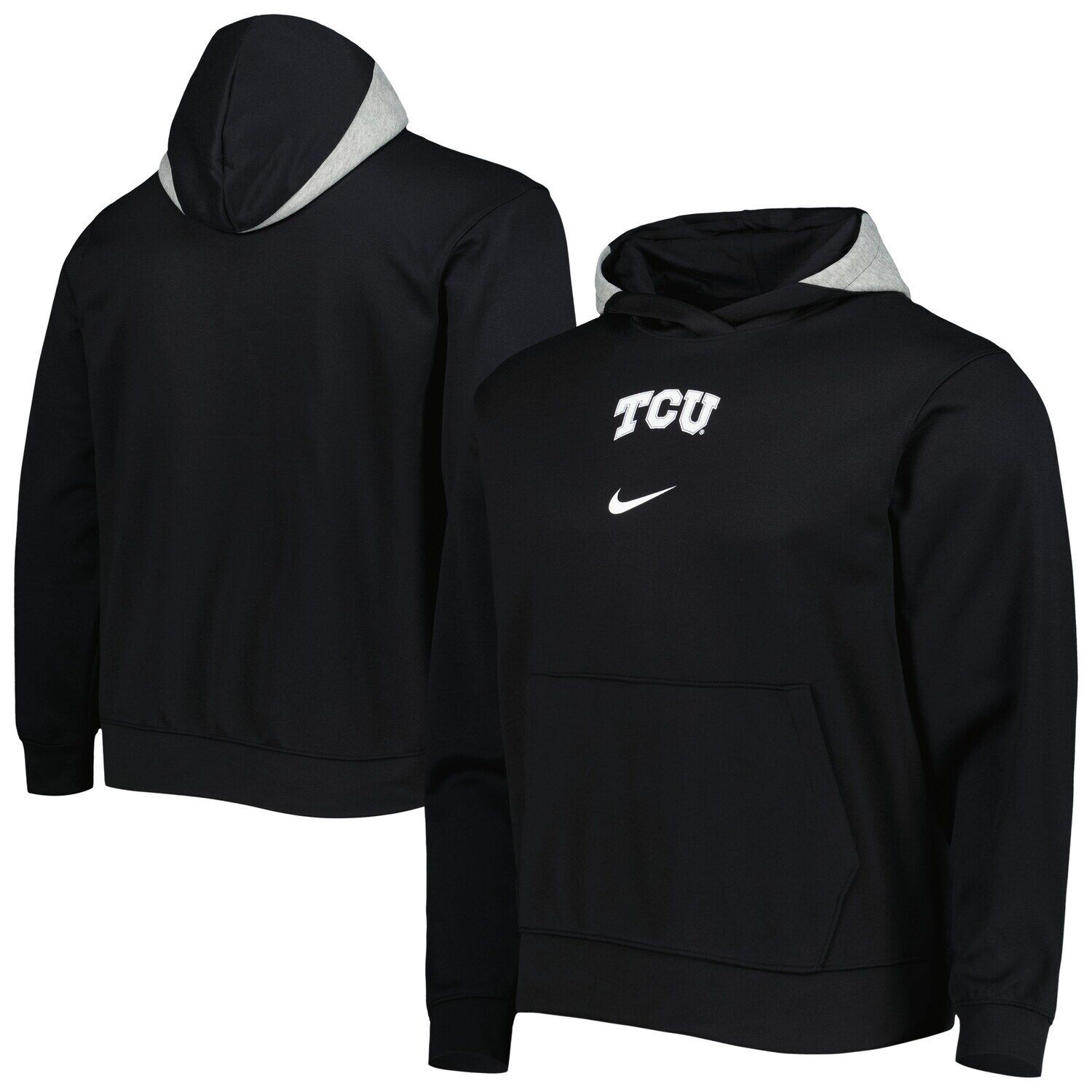 

Мужской черный пуловер с капюшоном TCU Horned Frogs Spotlight Performance Nike