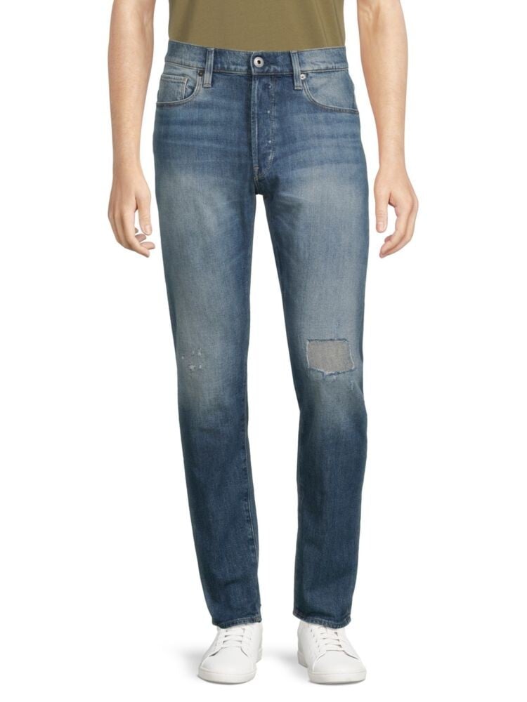 

Джинсы узкого кроя 3301 с высокой посадкой G-Star Raw, цвет Antique Denim Blue