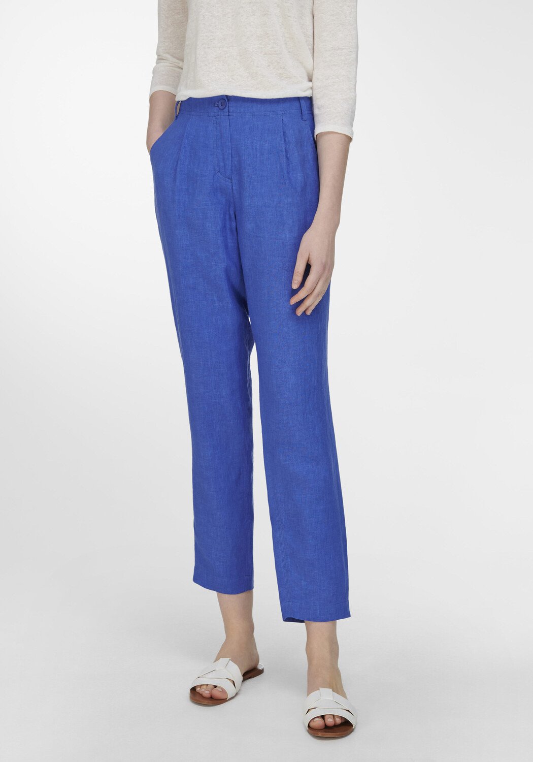 

Брюки PETER HAHN 7/8 Hose linen, цвет KORNBLUMENBLAU