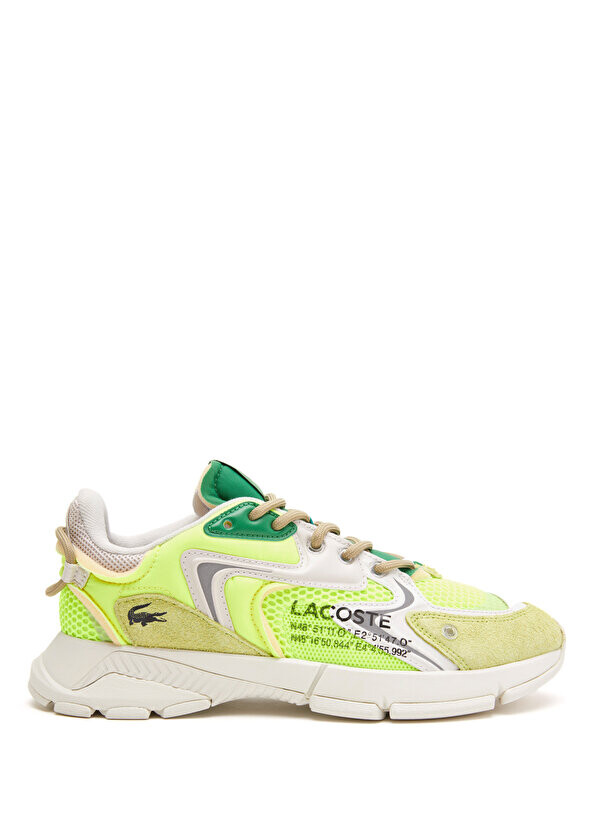 

L003 neo желтые мужские кроссовки Lacoste, Желтый